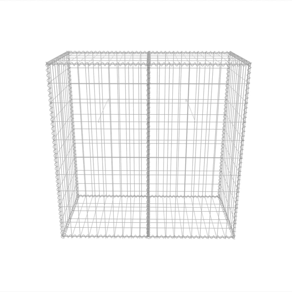 Gabion Basket Galvanised Steel  {Silver}