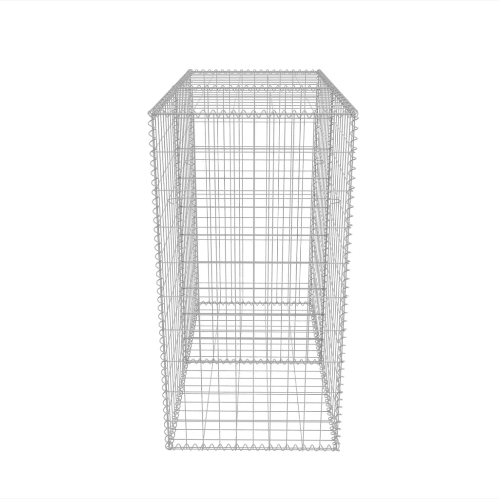 Gabion Basket Galvanised Steel  {Silver}