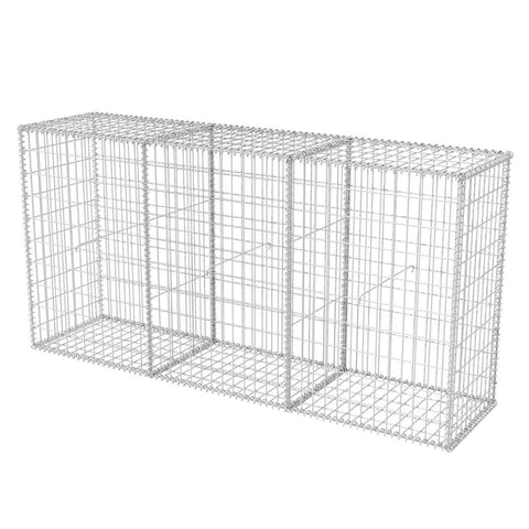 Gabion Basket Galvanised Steel - Silver