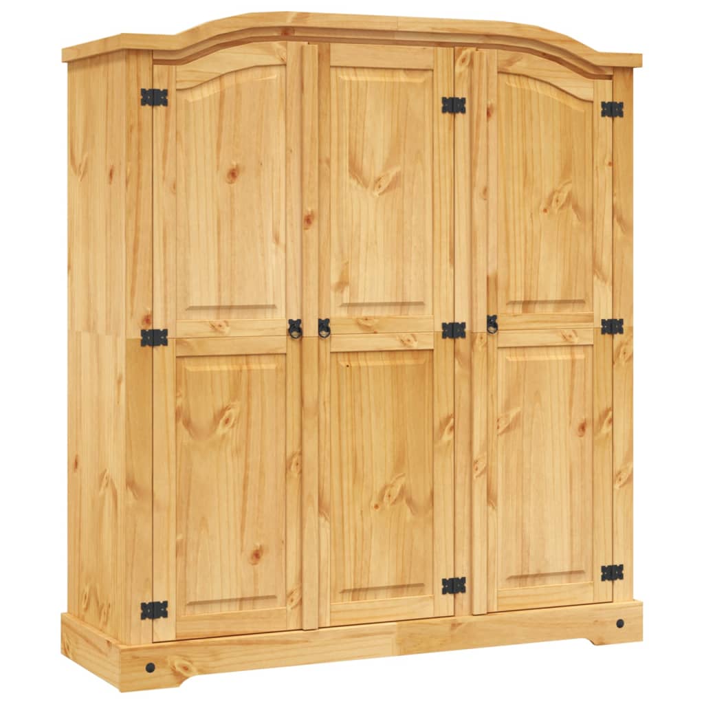 Wardrobe Mexican Pine Corona Range 3 Doors