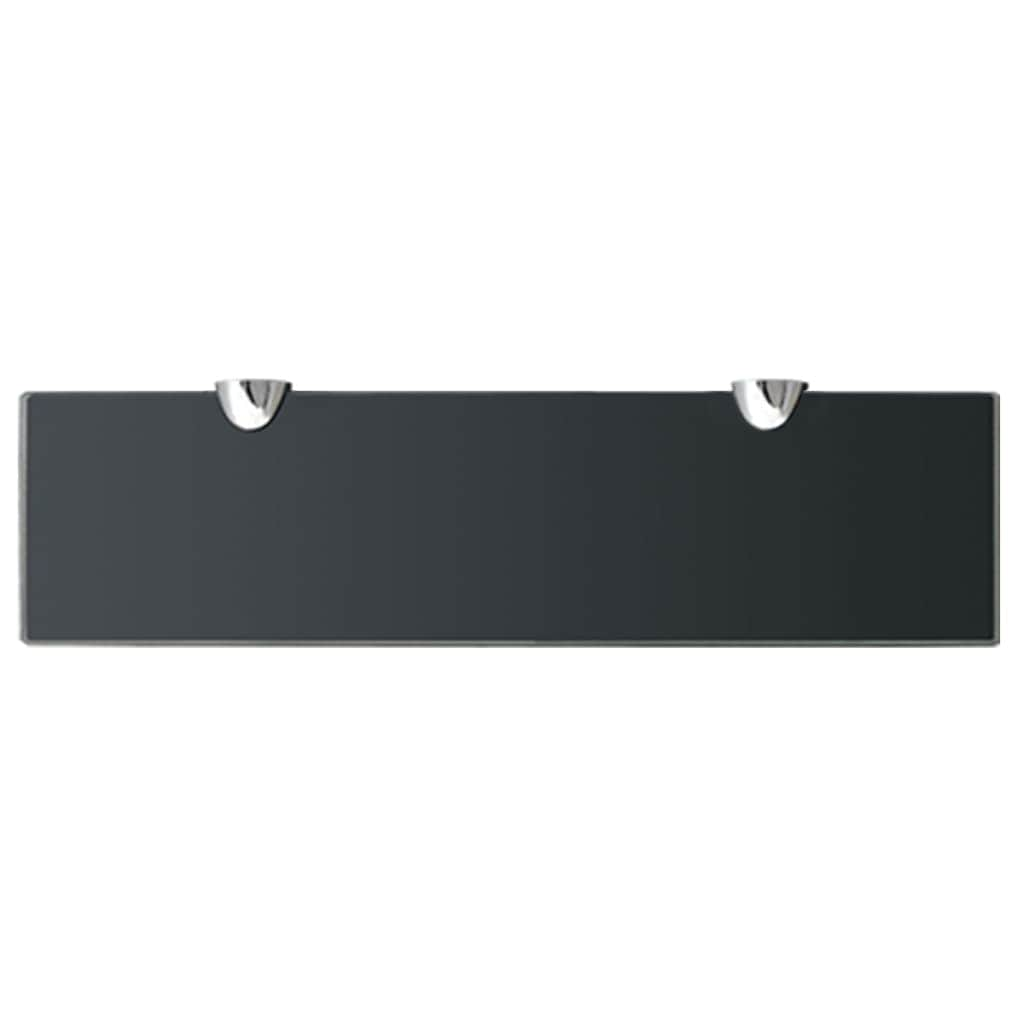 Floating Shelf Glass -Black