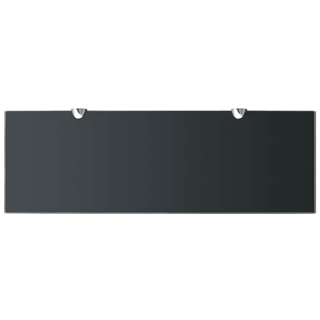 Floating  Shelf Glass - Black