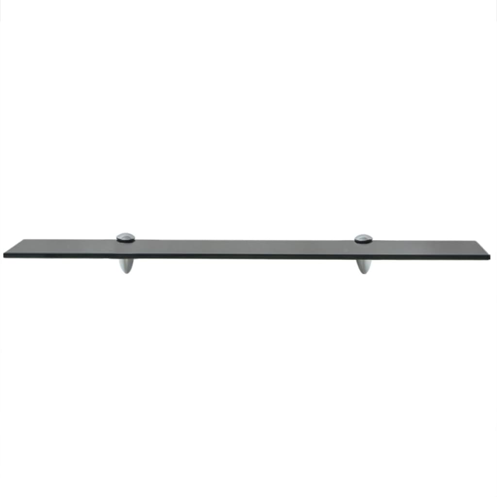 Floating Shelf Glass, Black