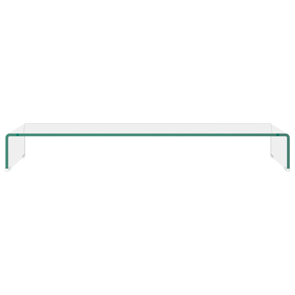 TV Stand/Monitor  Riser Glass Clear