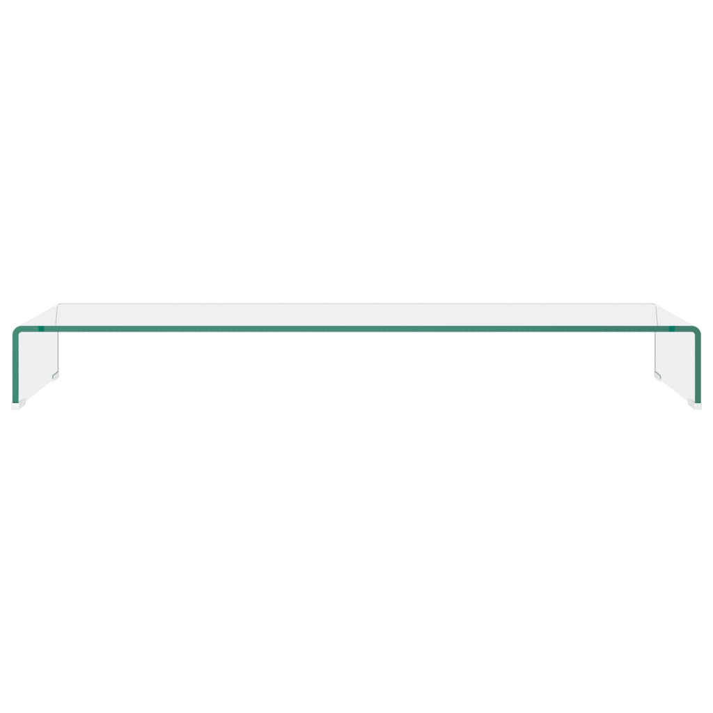 TV Stand/Monitor Riser  Glass Clear