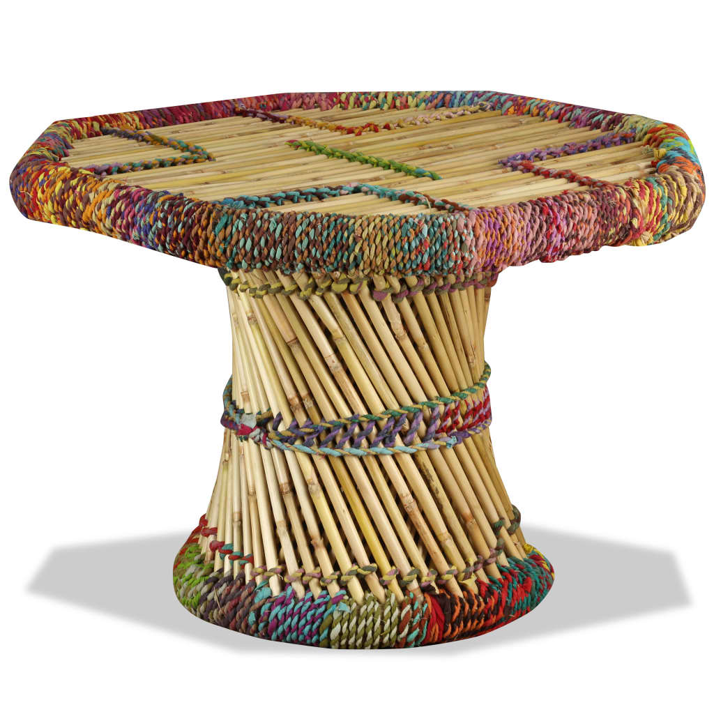 Multicolour Bamboo Coffee Table