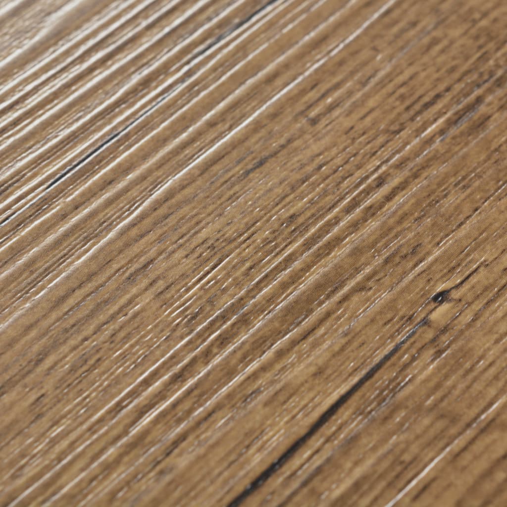 PVC Flooring Planks 5.26 mÂ² 2 mm Walnut Brown