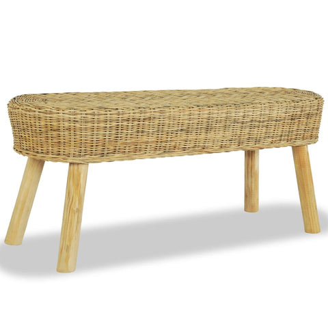 Hall Bench Natural  Rattan