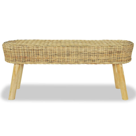 Hall Bench Natural  Rattan