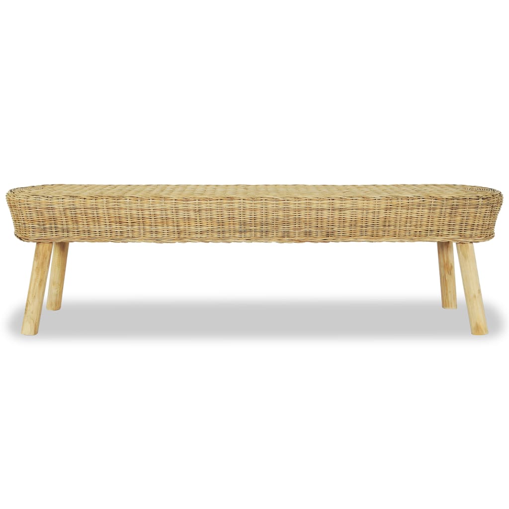 Hall Bench Natural Rattan