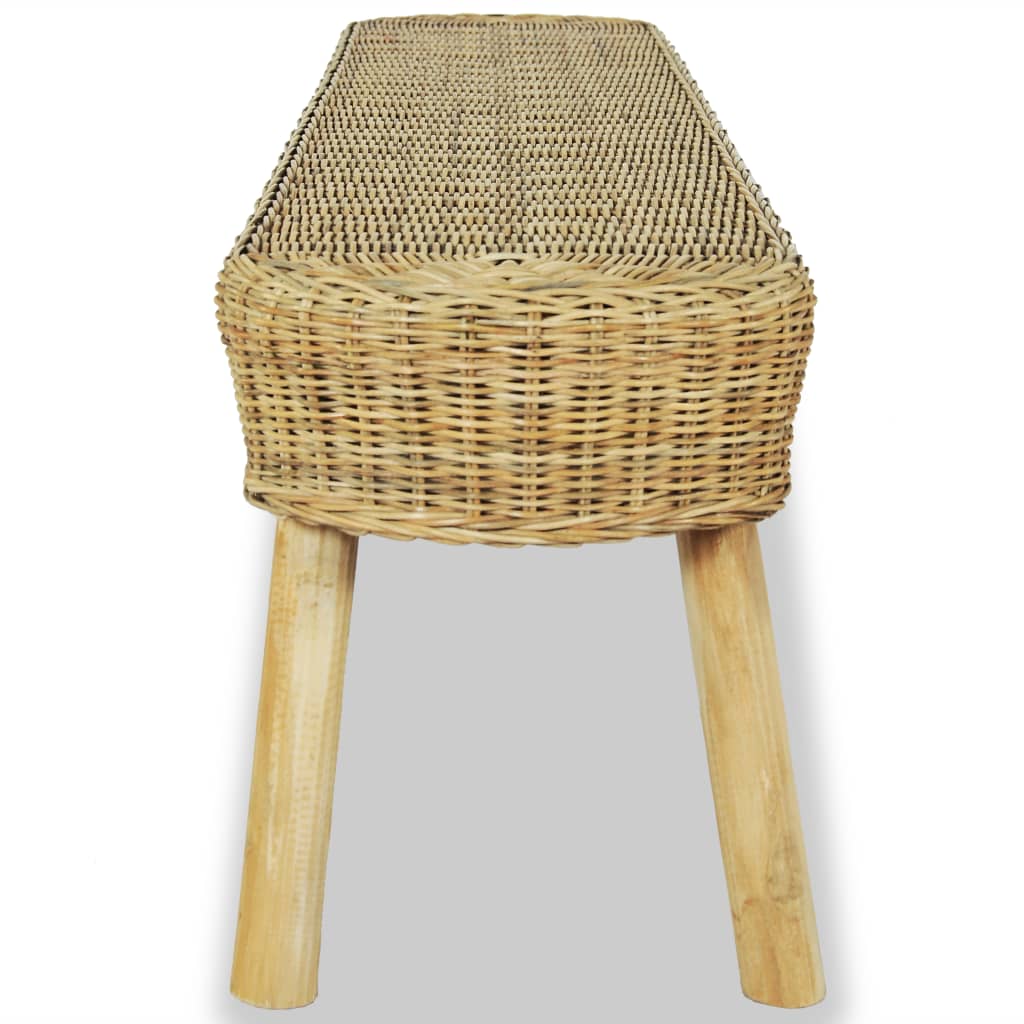 Hall Bench Natural Rattan