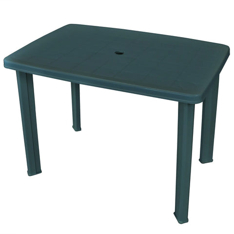 Garden Table Green  Plastic