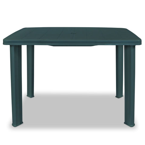 Garden Table Green  Plastic