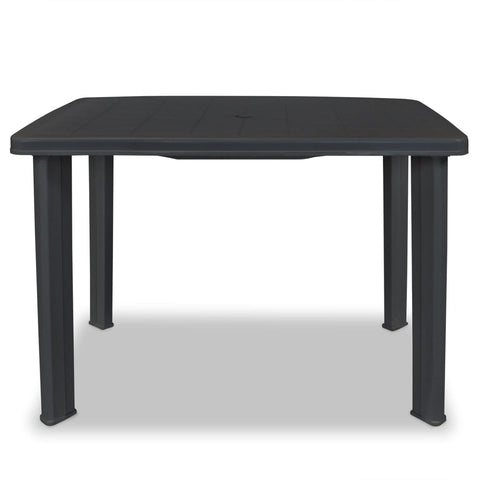 Garden Table Anthracite Plastic