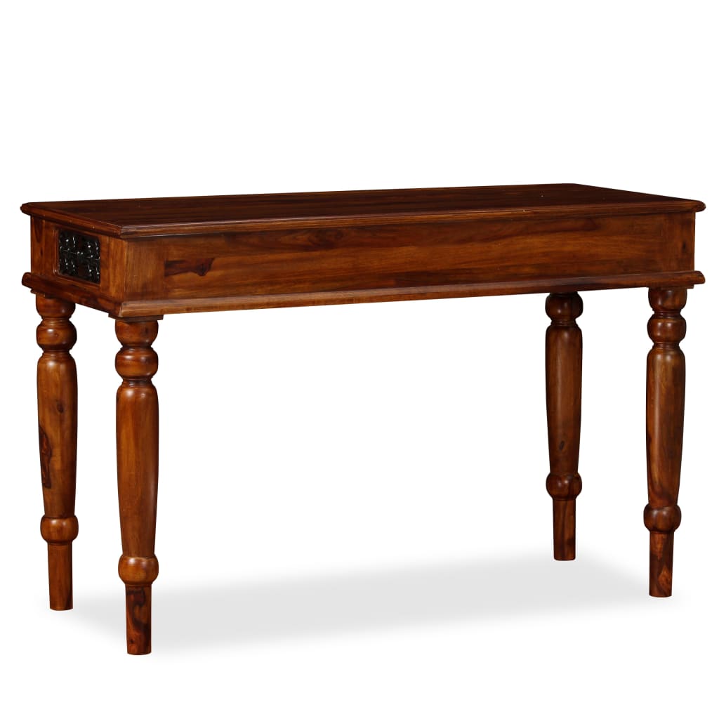 Writing Table Solid Brown Sheesham Wood