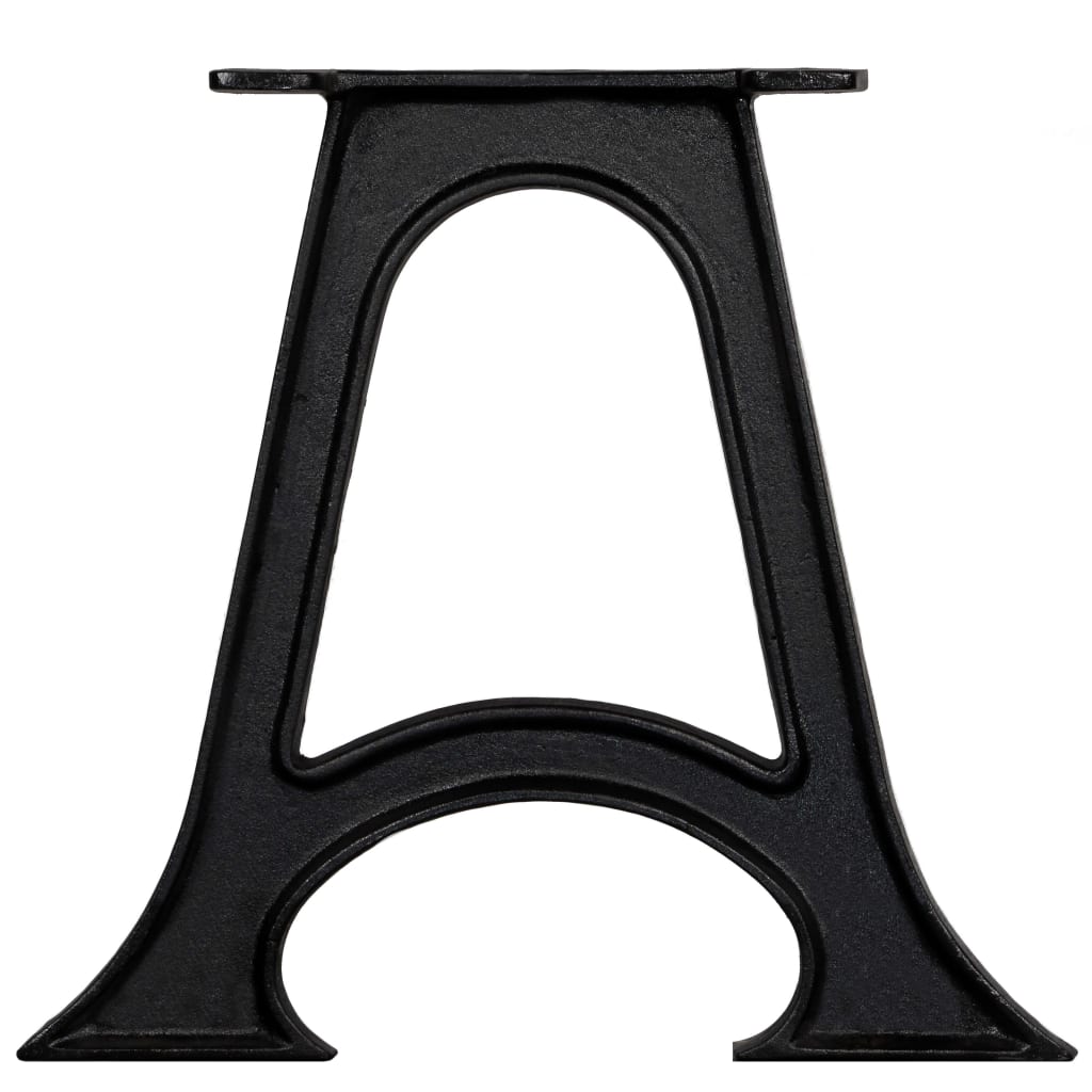 Coffee Table Legs 2 pcs with Arched Base A-Frame Cast Iron