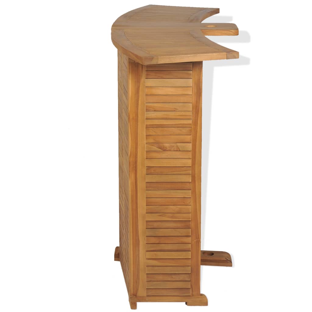 Folding Bar Table  Solid Teak Wood