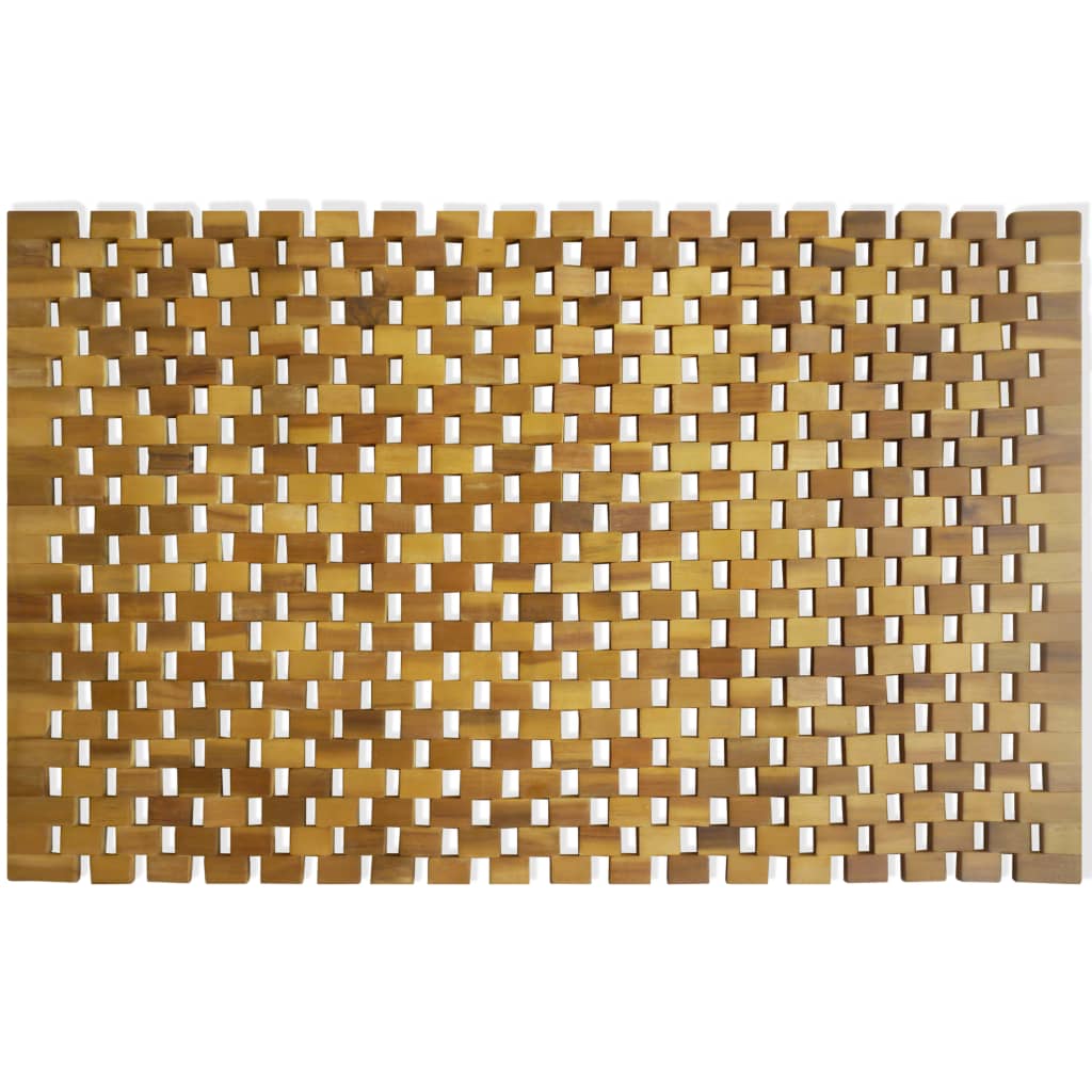 Bath Mat Acacia Wood Mosaic