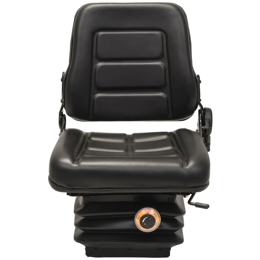 Forklift & Tractor Seat with Suspension and Adjustable Backrest