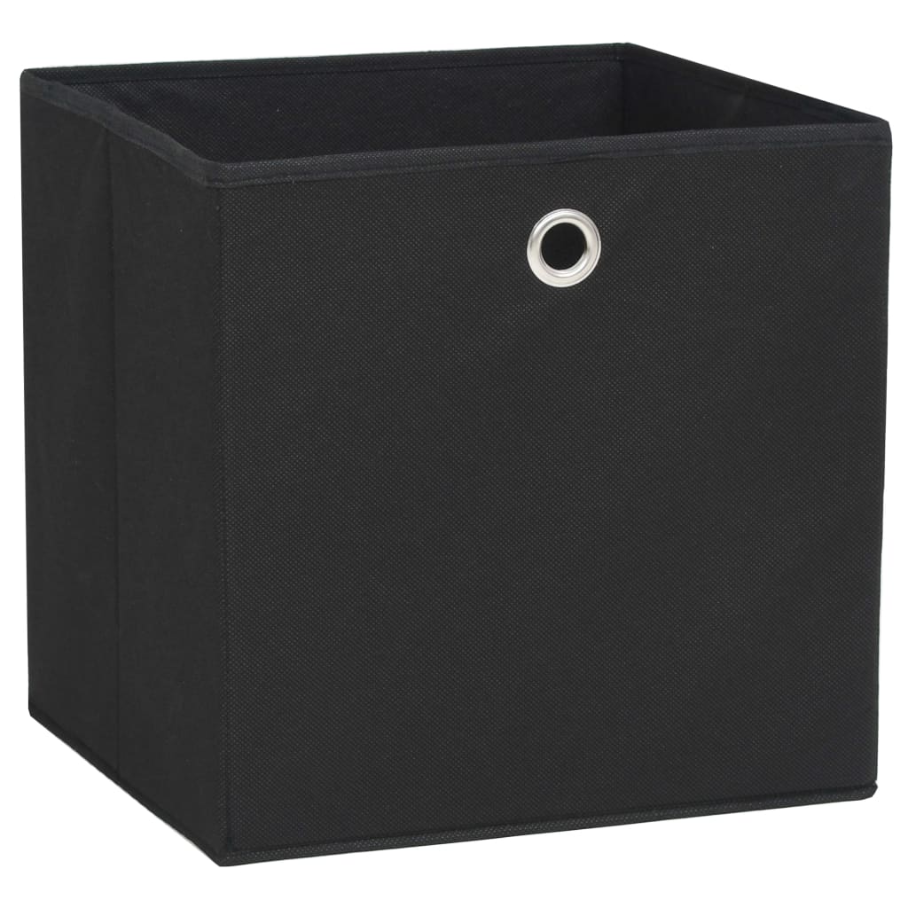 Storage Boes 4 pcs Non-woven Fabric Black