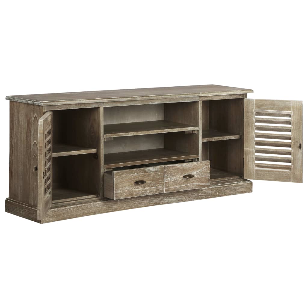 TV Cabinet Solid Mindi Wood