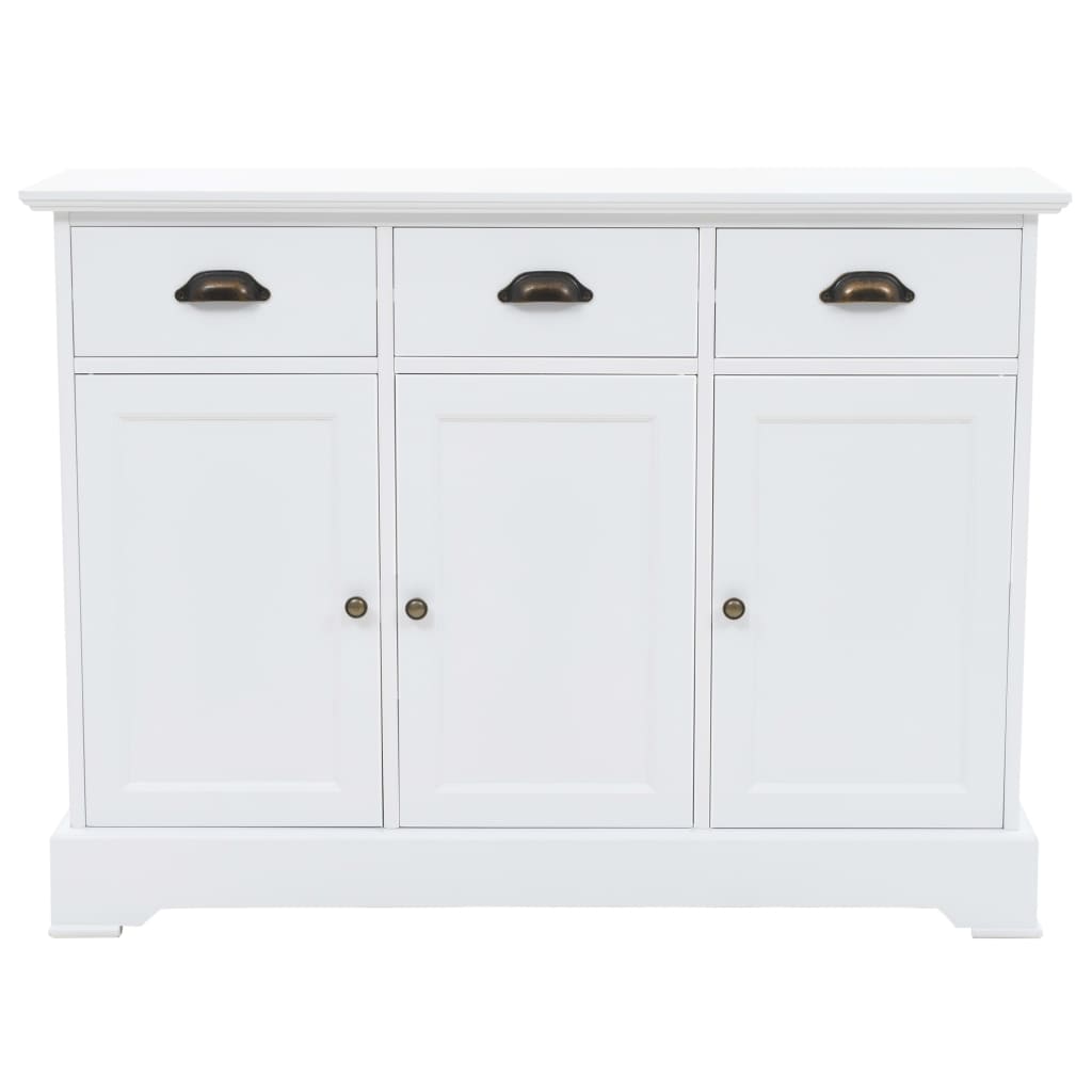 Sideboard with 3 Doors MDF and Pinewood