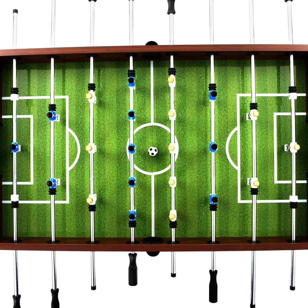 Football Table Steel 60 kg Brown