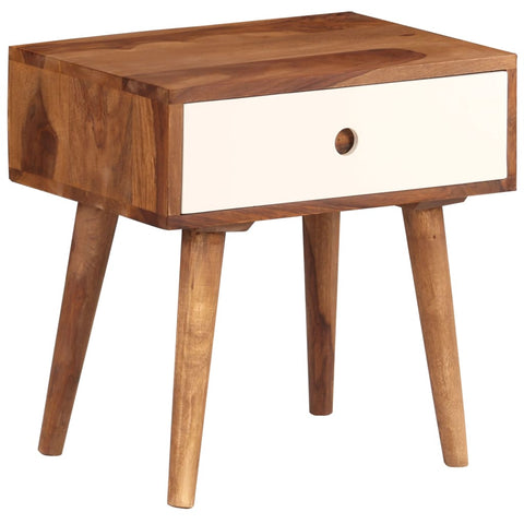 Bedside Table Solid Sheesham Wood