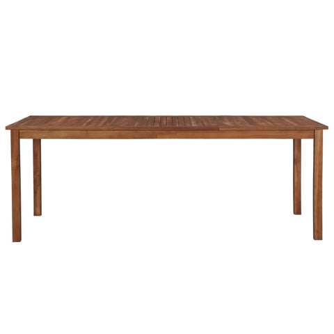 Garden Table Solid Acacia Wood, Brown