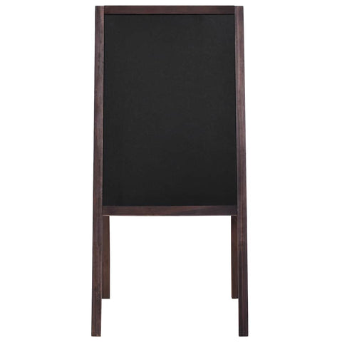 Double-sided Blackboard Cedar Wood Free Standing