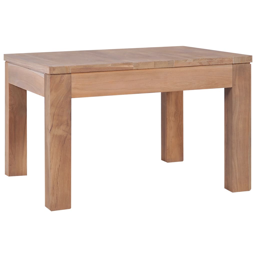 Coffee Table Solid Teak Wood with Natural Finish