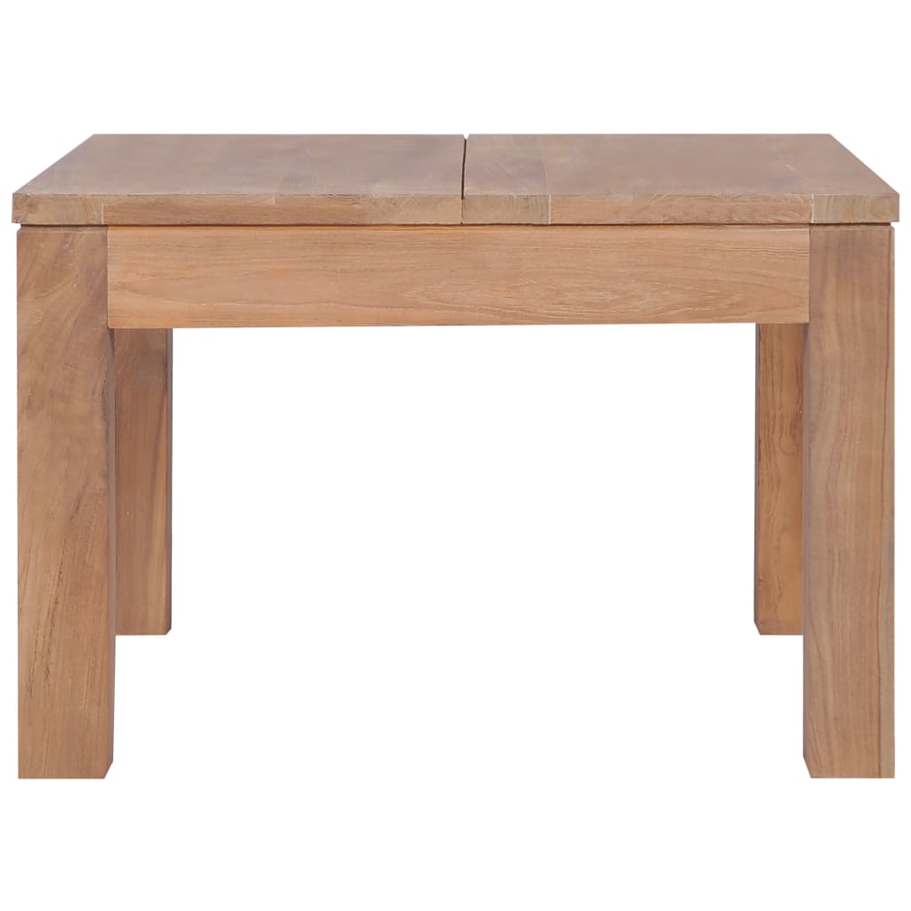 Coffee Table Solid Teak Wood with Natural Finish