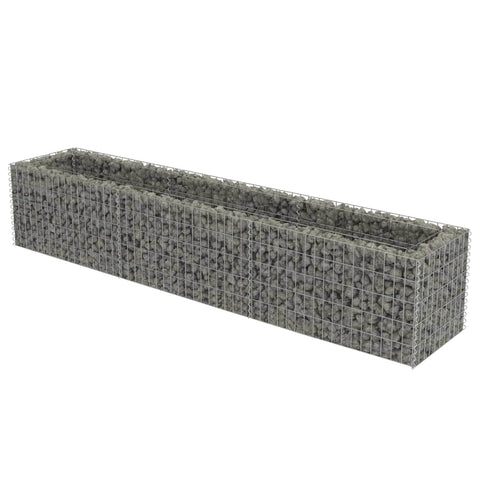 Gabion Planter Colour Silver Material Galvanised Steel