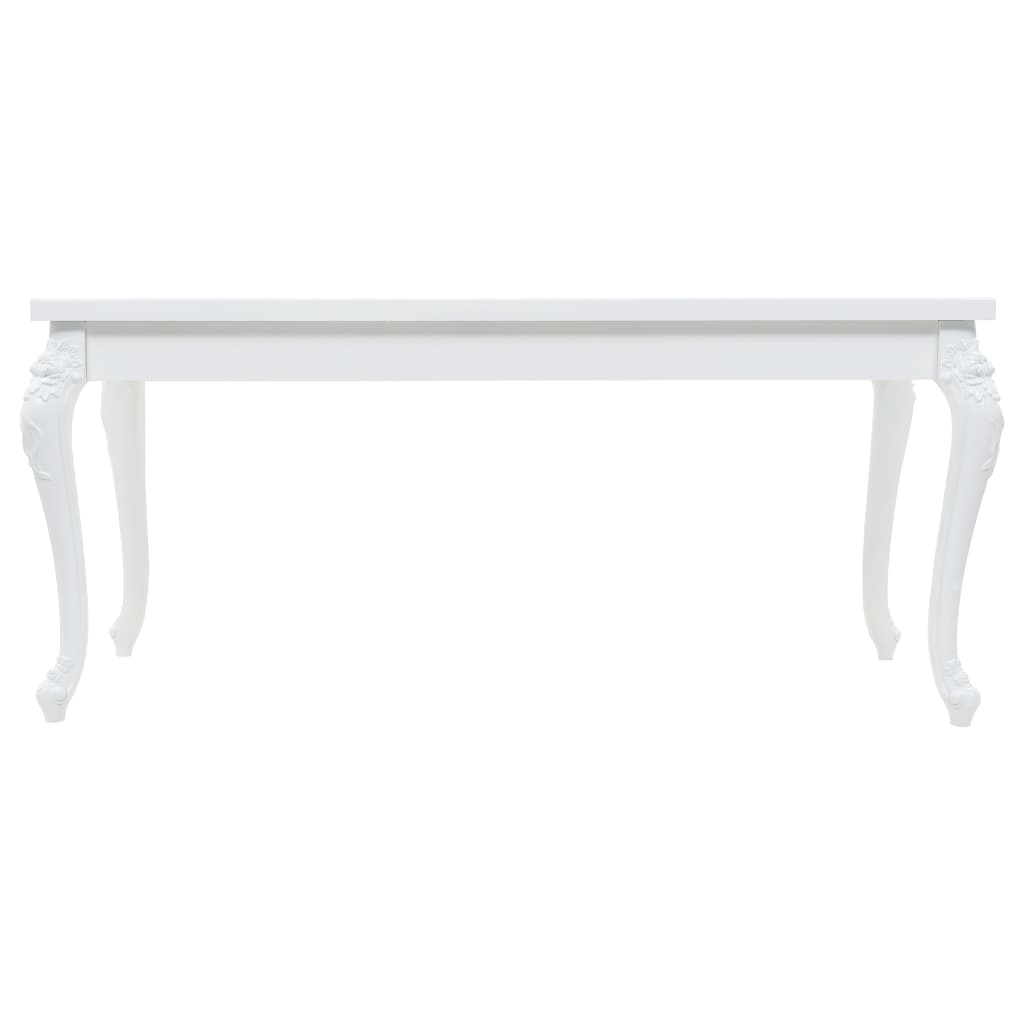 Dining Table High Gloss White