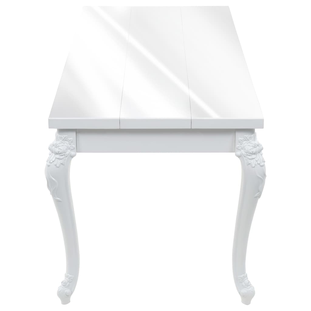 Dining Table High Gloss White