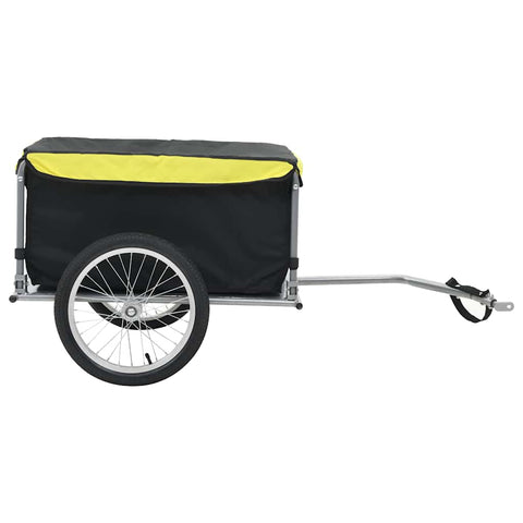 Bike Cargo Trailer Black and Yellow 65 kg