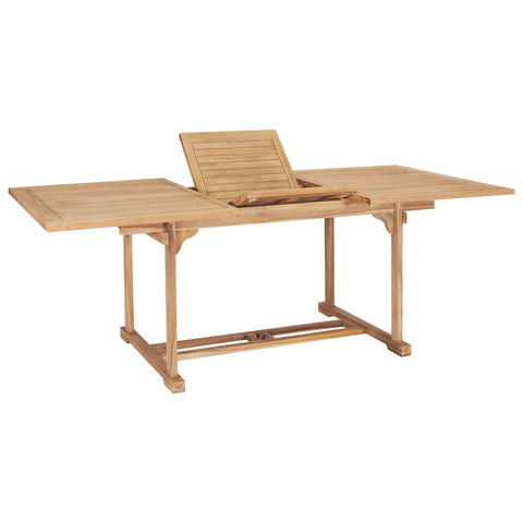 Extending Garden Table Solid Teak Wood