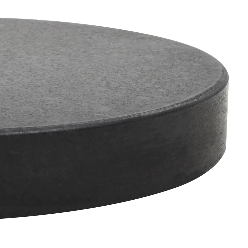 Parasol Base Granite 20 kg Round Black