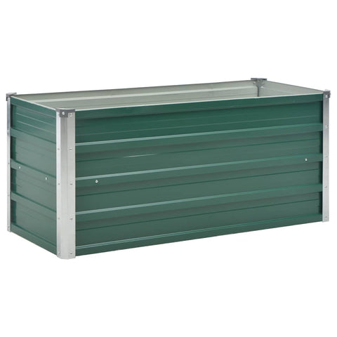 Garden Planter Bed Galvanised Steel Green