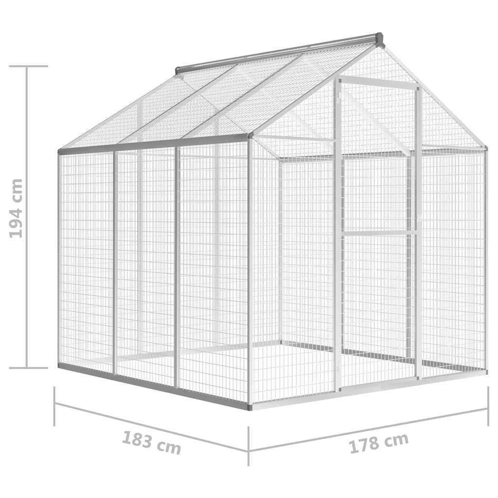 Outdoor Aviary - Aluminium