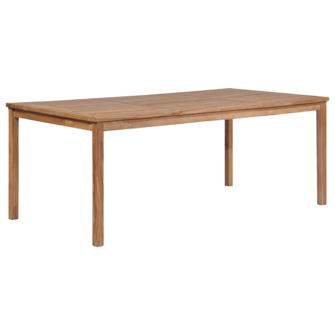 Garden Table Solid Teak Wood - Natural