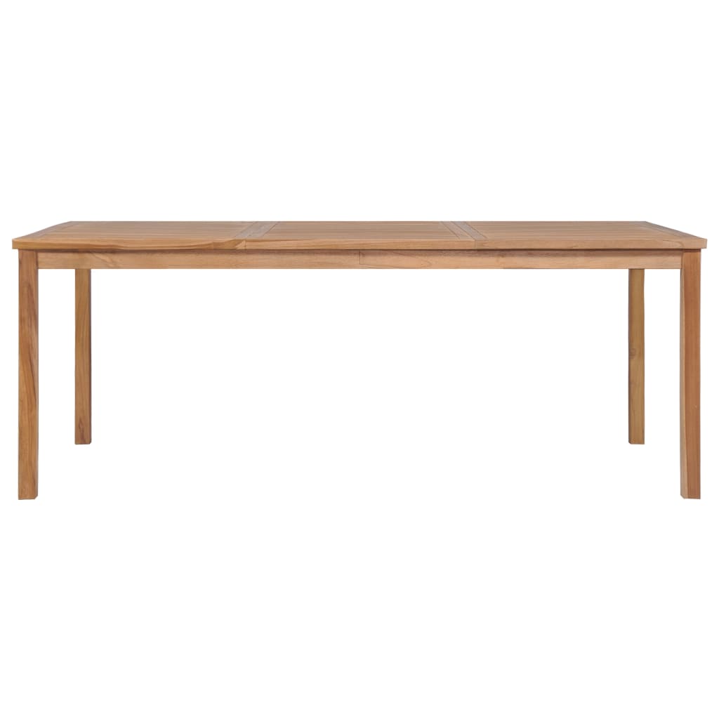 Garden Table Solid Teak Wood - Natural