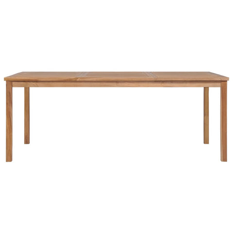 Garden Table Solid Teak Wood - Natural