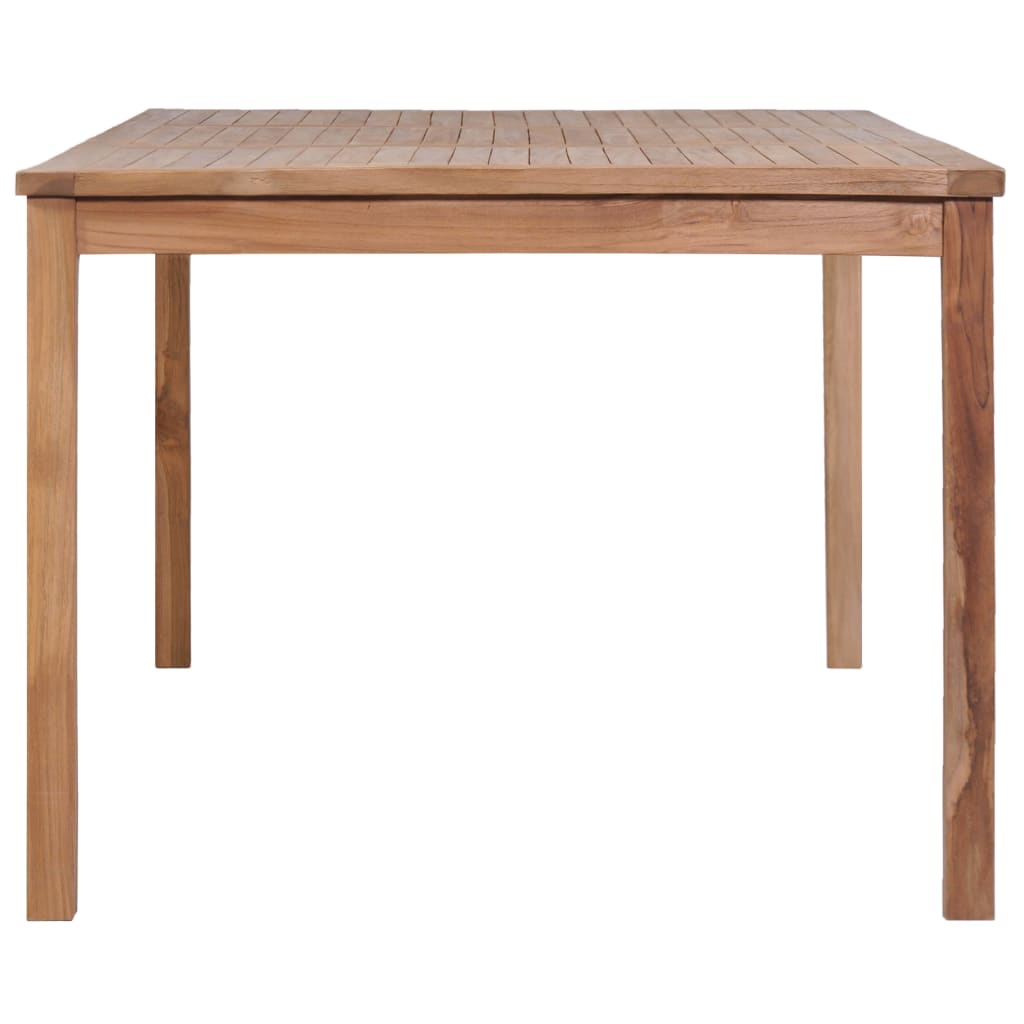 Garden Table Solid Teak Wood - Natural