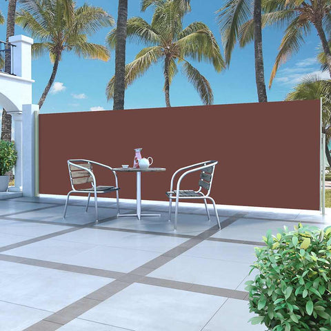 Retractable Side Awning  /Brown