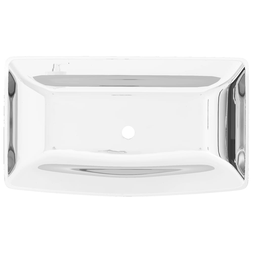 Wash Basin Ceramic Silver M