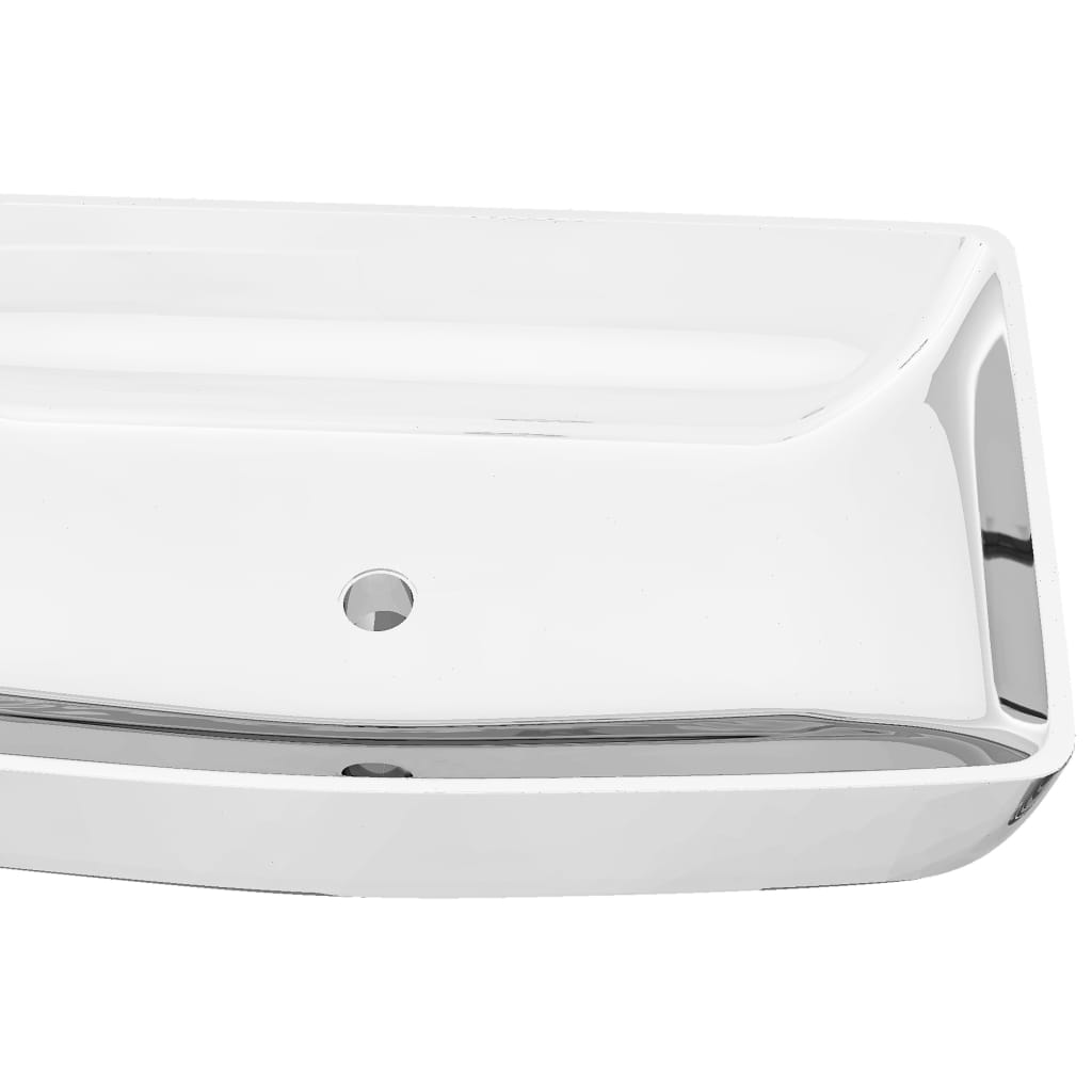 Wash Basin Ceramic Silver M