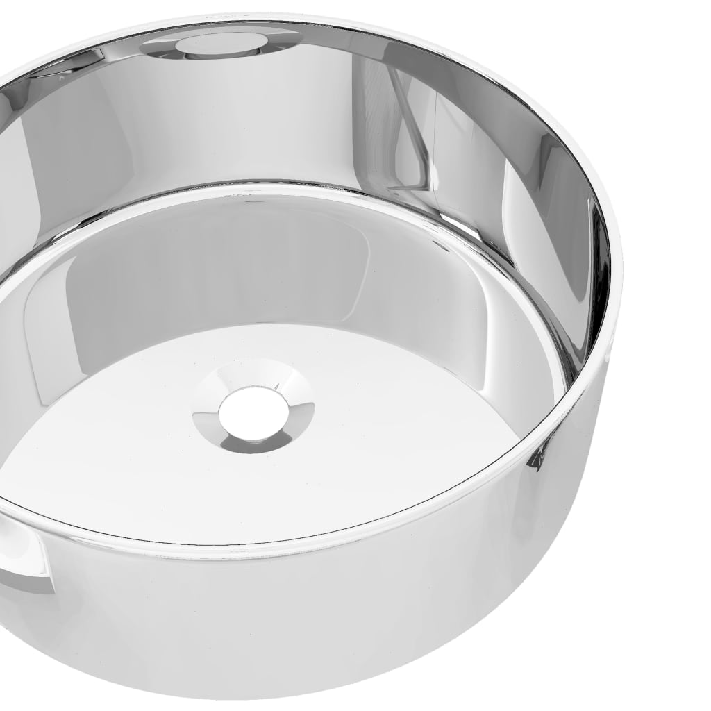 Wash Basin Ceramic {Silver}