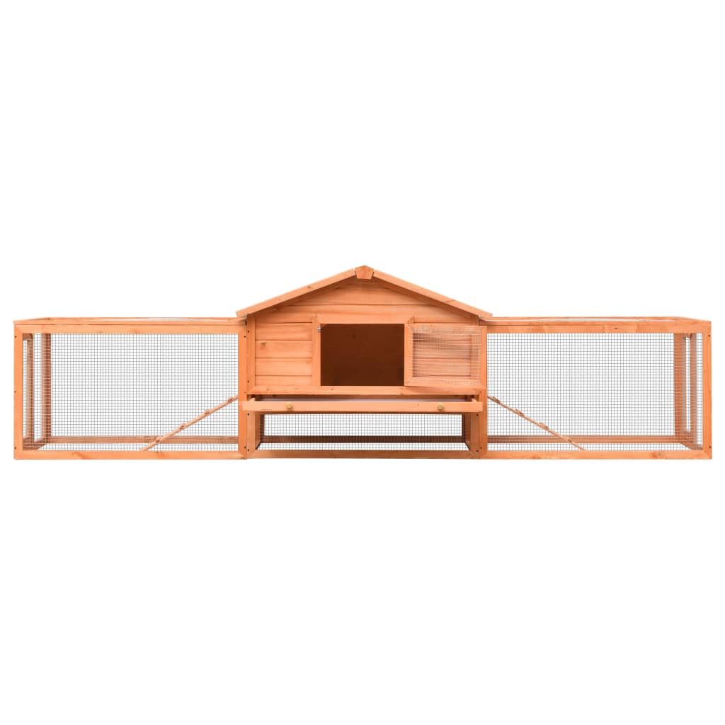 Rabbit Hutch Solid Pine & Fir Wood S