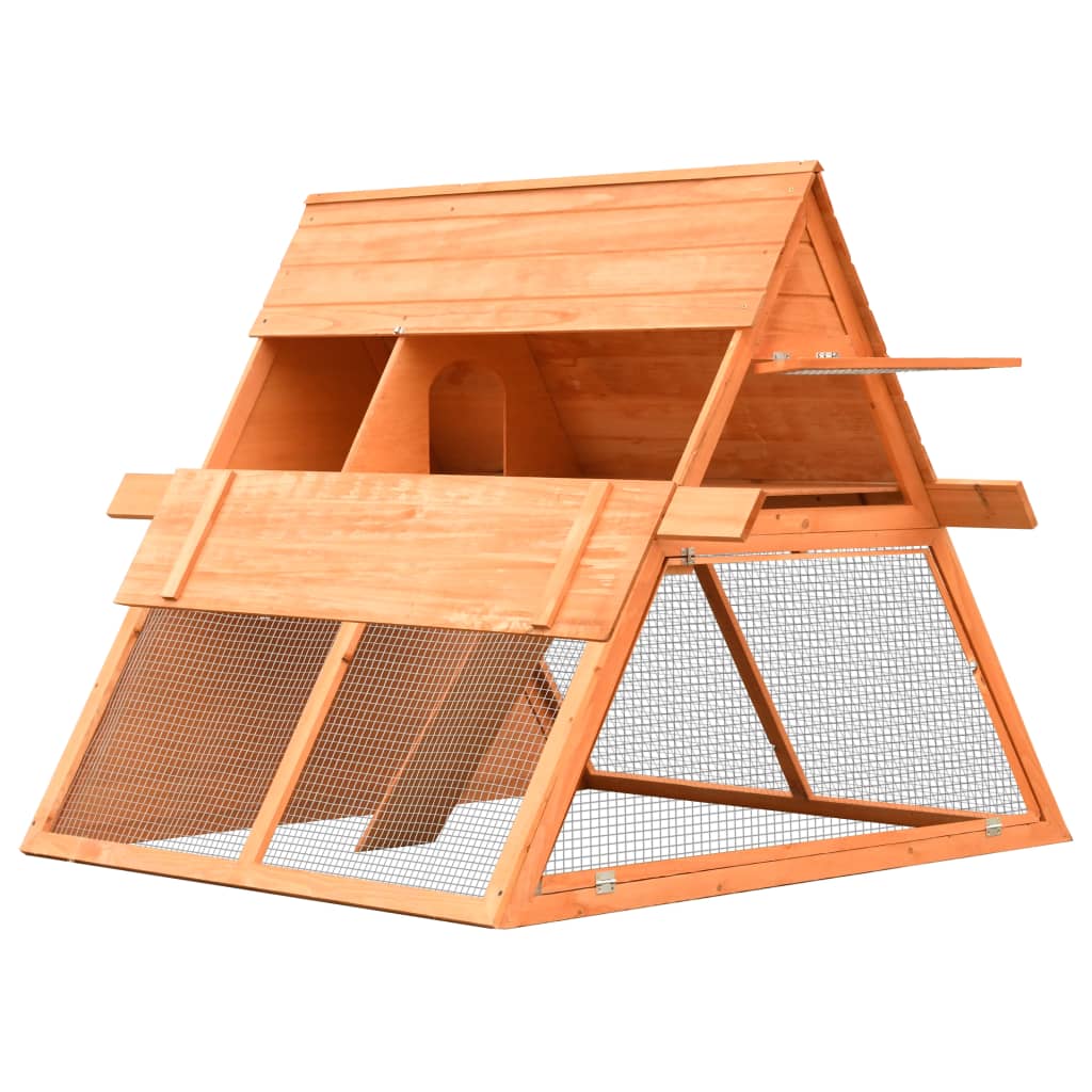 Rabbit Hutch Solid Pine & Fir Wood M